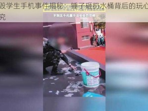 中学销毁学生手机事件揭秘：锤子砸扔水桶背后的玩心与失范行为探究