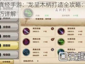 九阴真经手游：龙呈木柄打造全攻略：步骤与技巧详解