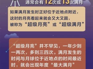 超级月亮震撼登场：2022年第二大满月现身时间介绍