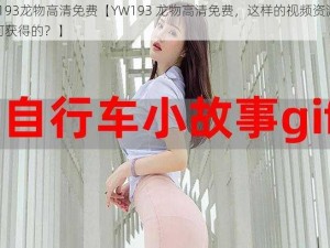 YW193龙物高清免费【YW193 龙物高清免费，这样的视频资源是如何获得的？】