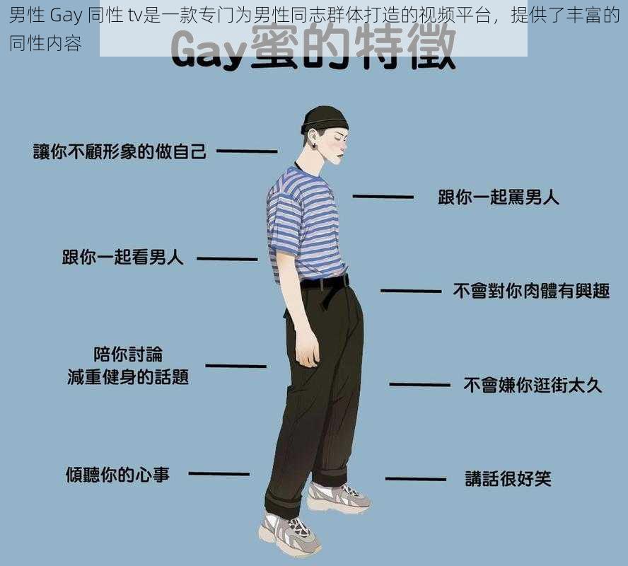 男性 Gay 同性 tv是一款专门为男性同志群体打造的视频平台，提供了丰富的同性内容