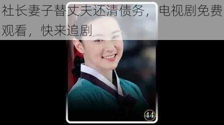 社长妻子替丈夫还清债务，电视剧免费观看，快来追剧