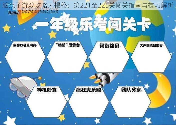 脑点子游戏攻略大揭秘：第221至225关闯关指南与技巧解析