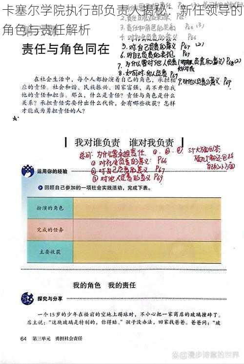 卡塞尔学院执行部负责人揭秘：新任领导的角色与责任解析