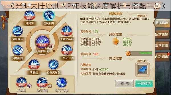 《光明大陆处刑人PVE技能深度解析与搭配手法》