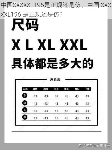 中国XXXXXL196是正规还是仿、中国 XXXXXL196 是正规还是仿？