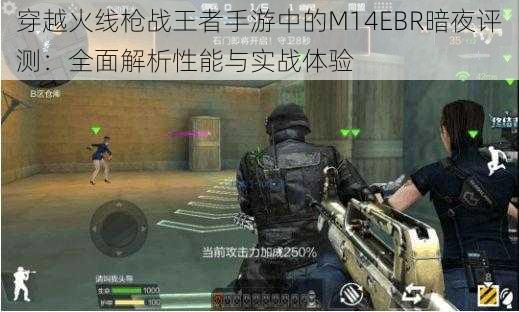 穿越火线枪战王者手游中的M14EBR暗夜评测：全面解析性能与实战体验