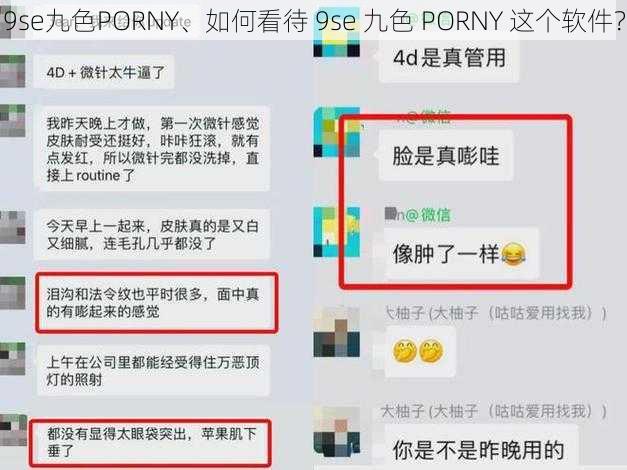 9se九色PORNY、如何看待 9se 九色 PORNY 这个软件？