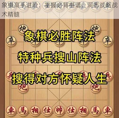 象棋高手进阶：掌握必背棋谱，洞悉战略战术精髓