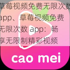 草莓视频免费无限次数app、草莓视频免费无限次数 app：畅享无限制精彩视频