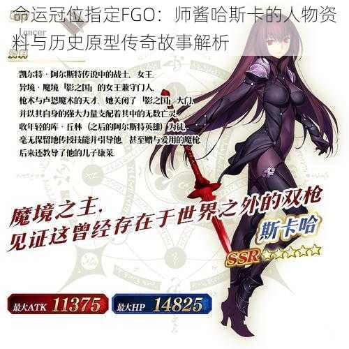 命运冠位指定FGO：师酱哈斯卡的人物资料与历史原型传奇故事解析