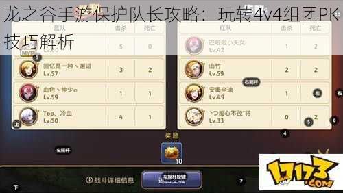 龙之谷手游保护队长攻略：玩转4v4组团PK技巧解析