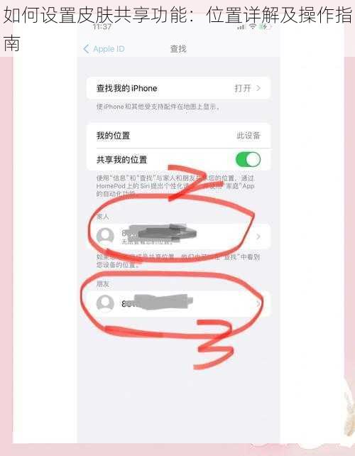 如何设置皮肤共享功能：位置详解及操作指南