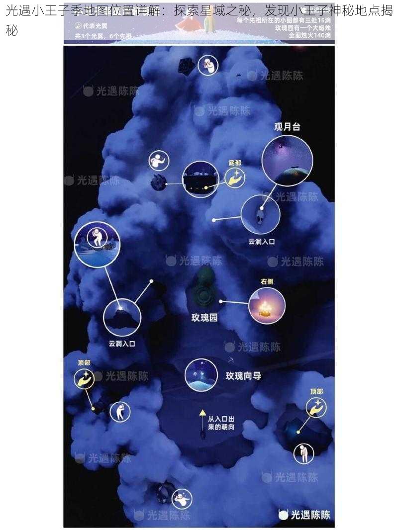 光遇小王子季地图位置详解：探索星域之秘，发现小王子神秘地点揭秘